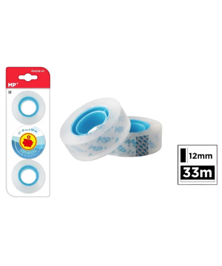 PP CELO INVISIBLE MP 12 MM X33 M PACK-3 UD