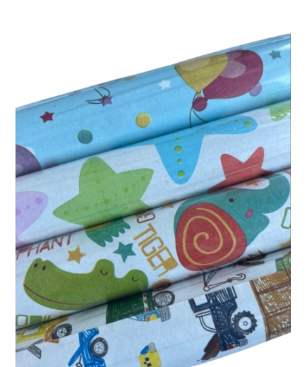 PAPEL REGALO ANDINA INFANTIL 0,7X2 M UD