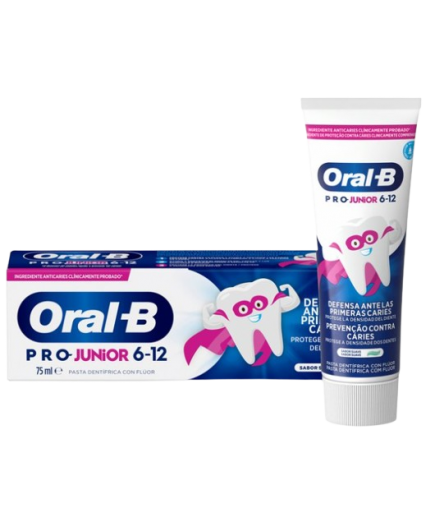 DENTIFRICO ORAL-B KIDS PRO JUNIOR 6-12 AÑOS B/75ML