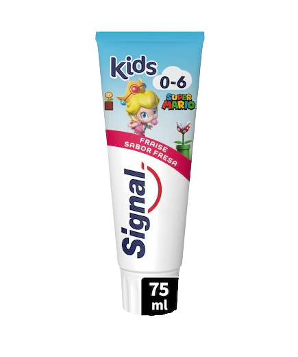 DENTIFRICO SIGNAL KIDS 0-6 AÑOS FRESA B/75 ML