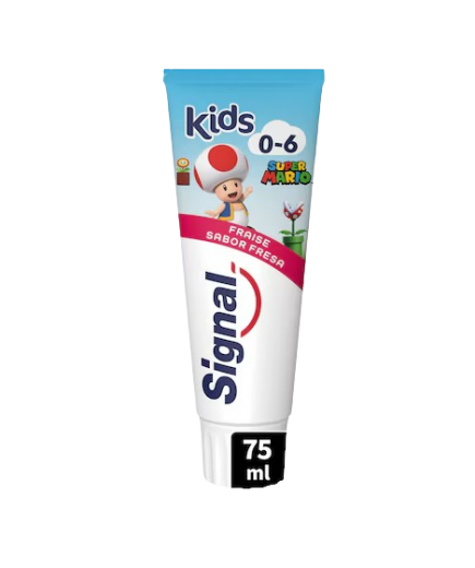 DENTIFRICO SIGNAL KIDS 0-6 AÑOS FRESA B/75 ML