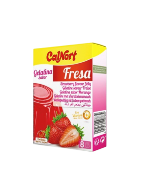 GELATINA FRESA CALNORT ESTUCHE 8 RACIONES 170GR