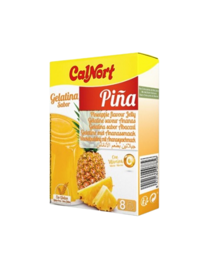 GELATINA PIÑA CALNORT ESTUCHE 8 RACIONES 170GR