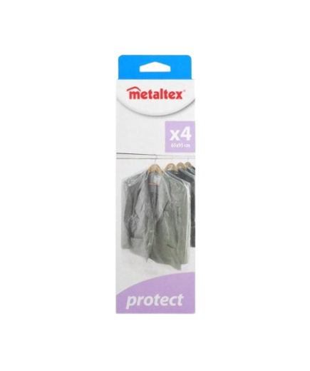 JUEGO 4 FUNDAS PARA CHAQUETA PROTECT 65X95