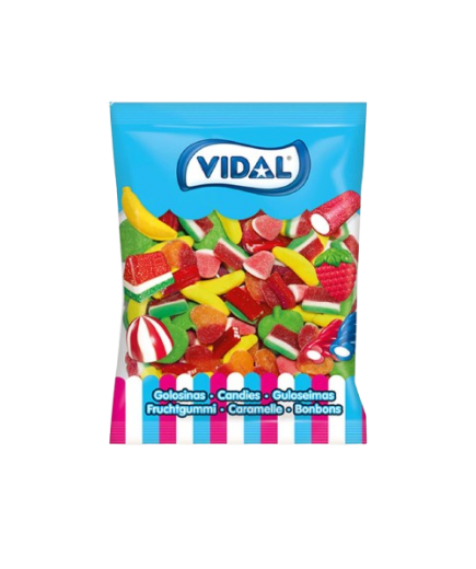 GOMINOLAS  VIDAL AZUCAR GRANDE HAPPY MIX B/1KG