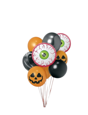 HALLOWEEN SET GLOBOS FOIL R/111-1006 10UD