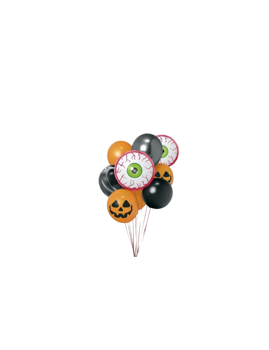 HALLOWEEN SET GLOBOS FOIL R/111-1006 10UD