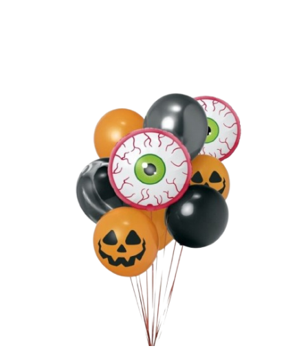 HALLOWEEN SET GLOBOS FOIL R/111-1006 10UD