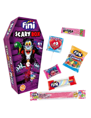 HALLOWEEN GOMINOLAS SCARY BOX ATAUD P/92 GR