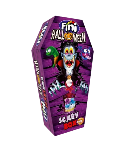 HALLOWEEN GOMINOLAS SCARY BOX ATAUD P/92 GR