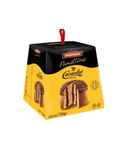 PANETTONE DELAVIUDA CACAOLAT C/70722 P/750 GR