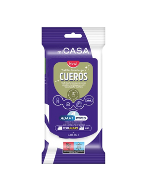 TOALLITAS MICASA ESPECIAL CUEROS MAXI P/30/60UD