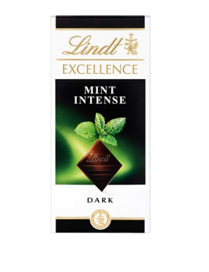 CHOCOLATE LINDT MENTA  T/100 GR