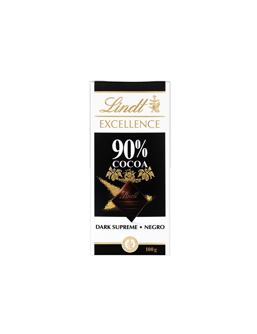 CHOCOLATE LINDT EXCELLENCE 90% CACAO T/100 GR