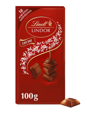 CHOCOLATE LINDT LINDOR LECHE (SINGLE) T/100 GR