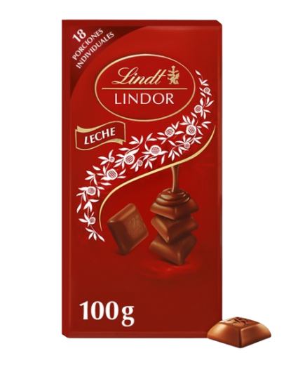 CHOCOLATE LINDT LINDOR LECHE (SINGLE) T/100 GR