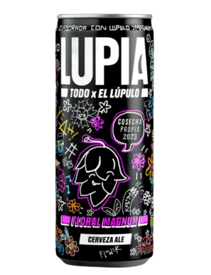 CERVEZA LUPIA MAGNUM (E.GALICIA) 4,8% LATA 33CL