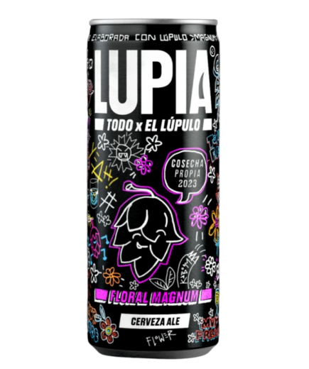 CERVEZA LUPIA MAGNUM (E.GALICIA) 4,8% LATA 33CL