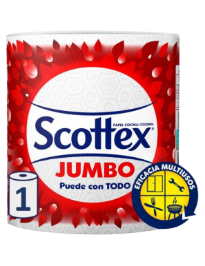 ROLLO COCINA SCOTTEX JUMBO 2 CAPAS 87,4M 1 ROLLO