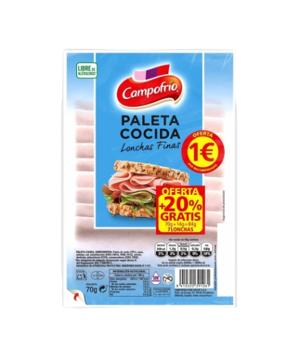 PALETA CERDO LONCHA CAMP C/39106 P/70GR (1€)