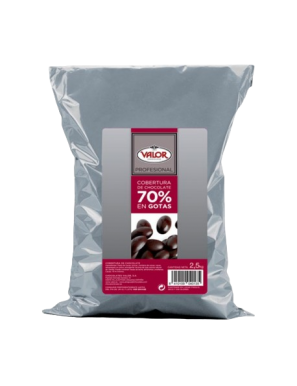 COBERTURA VALOR CHOCOLATE 70%  BOLSA 2.5 KG