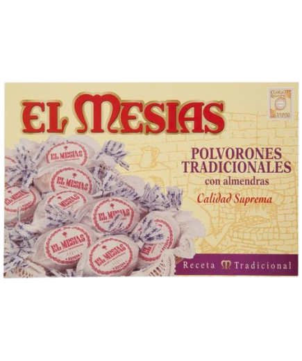 POLVORON EL MESIAS ARTESANO ALMENDRA EST/180 GR