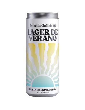 CERVEZA E.GALICIA LAGER DE VERANO LATA 33CL