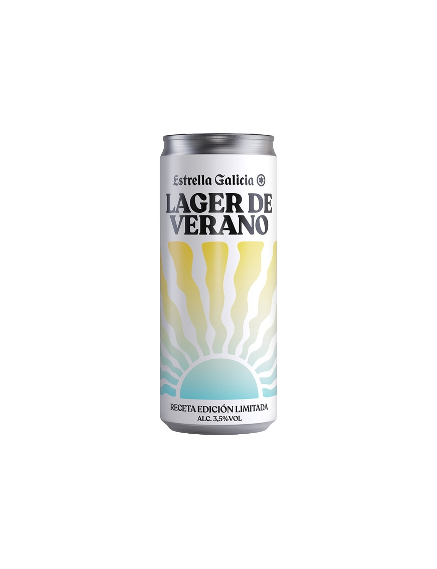 CERVEZA E.GALICIA LAGER DE VERANO LATA 33CL