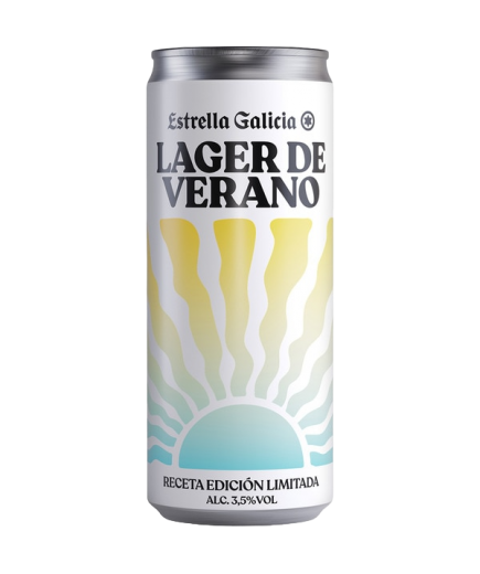 CERVEZA E.GALICIA LAGER DE VERANO LATA 33CL