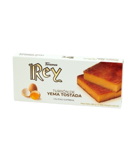 TURRON REY YEMA TOSTADA SUPREMA EST/250 GR