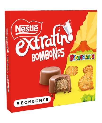 BOMBON NESTLE EXTRAFINO DINOSAURIOS 116G