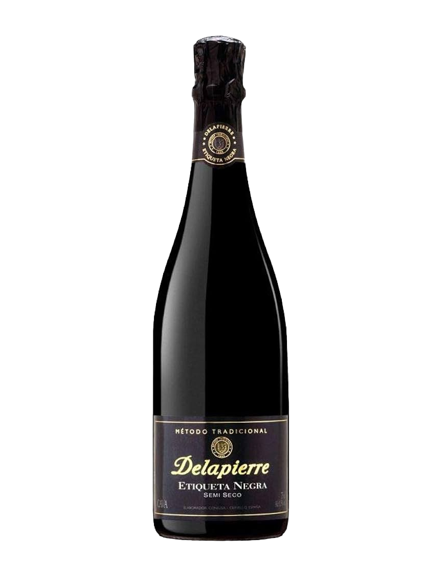 CAVA DELAPIERRE ETIQ. NEGRA S/SECO BOT/75.CL