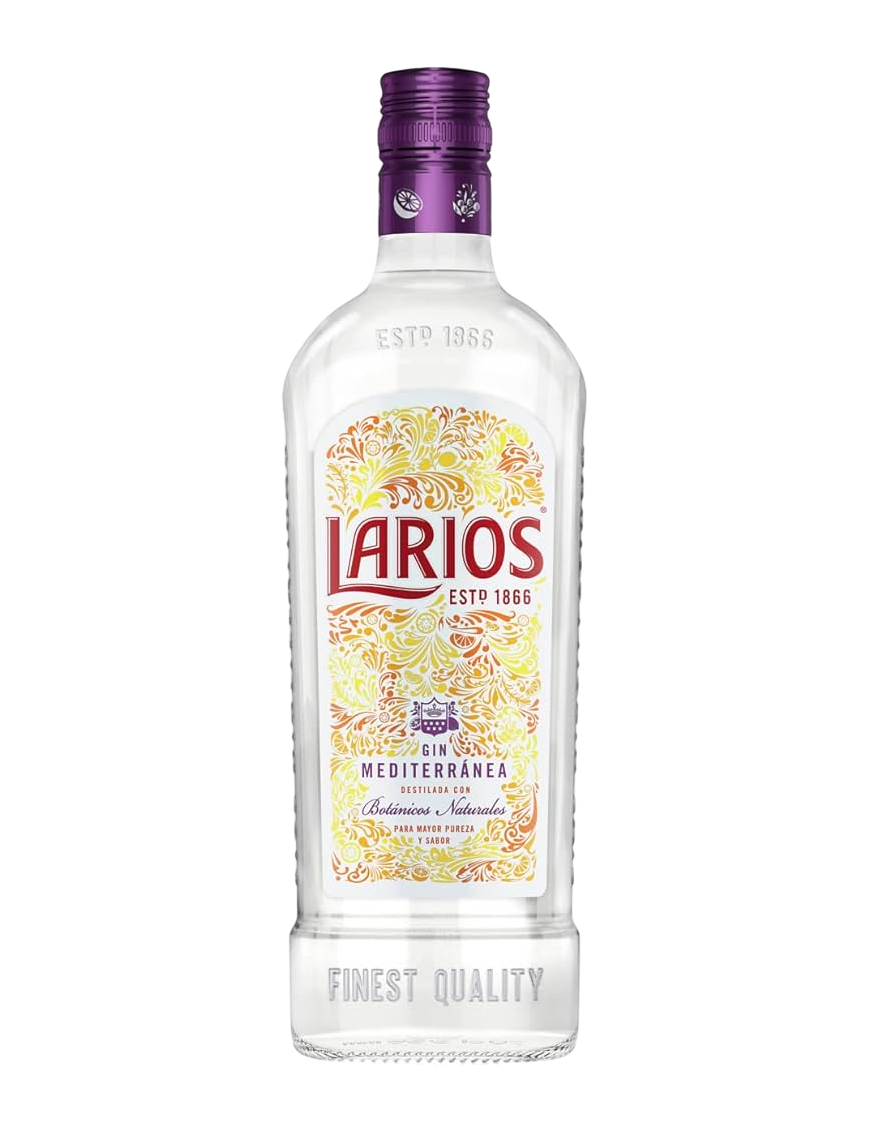 GINEBRA LARIOS  NORMAL-37.5º BOT/1 LITRO