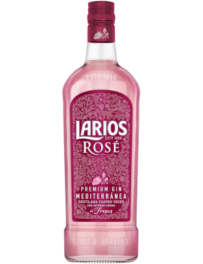 GINEBRA LARIOS ROSÉ  PREMIUM-37.5º B/70.CL