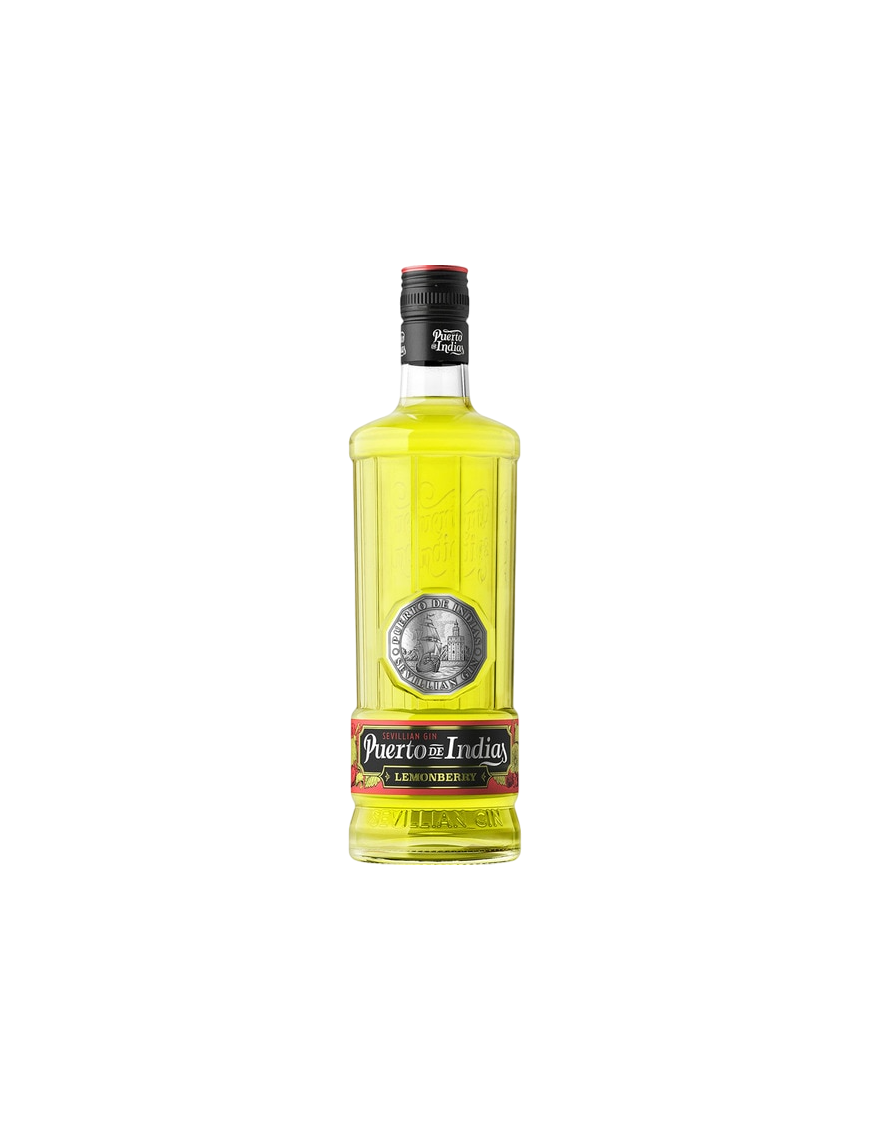 GINEBRA PUERTO INDIAS LEMONBERRY (LIMON) B/70CL.