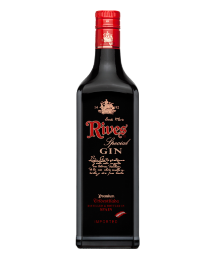 GINEBRA RIVES ESPECIAL B/NEGRA TRIDEST. 70CL.