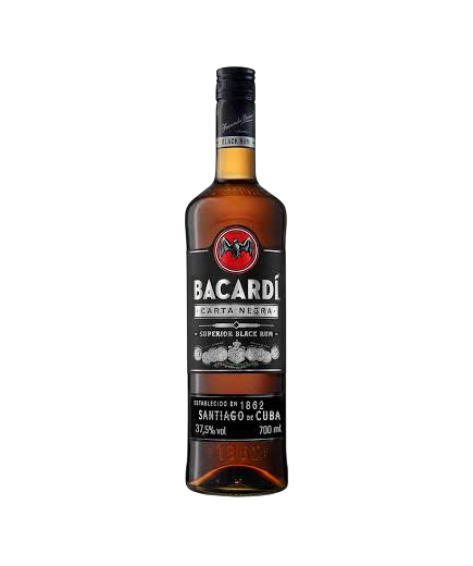 RON BACARDI CARTA NEGRA-37.5º B/70.CL.