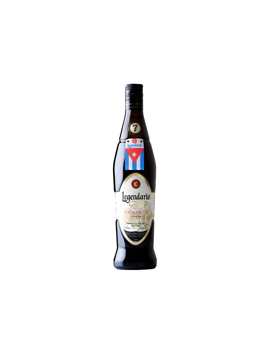 RON LEGENDARIO  ELIXIR CUBA BOTELLA 70 CL