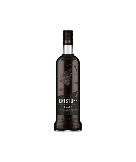 VODKA ERISTOFF BLACK (NEGRA) B/70 CL