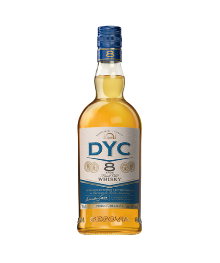 WHISKY DYC 8 AÑOS-40% BOTELLA/ 70 CL