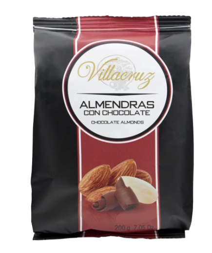 ALMENDRAS CUBIERTA DE CHOCOLATE VILLACRUZ B/125 GR