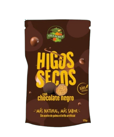 HIGOS CUBIERTOS DE CHOCOLATE VILLACRUZ B/125 GR