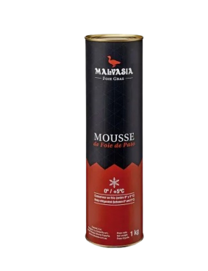 MOUSSE FOIE GRAS PATO MALVASIA LATA 1 KG