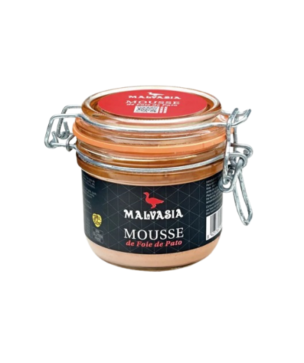 MOUSSE FOIE GRAS PATO MALVASIA T/CRISTAL 180 GR