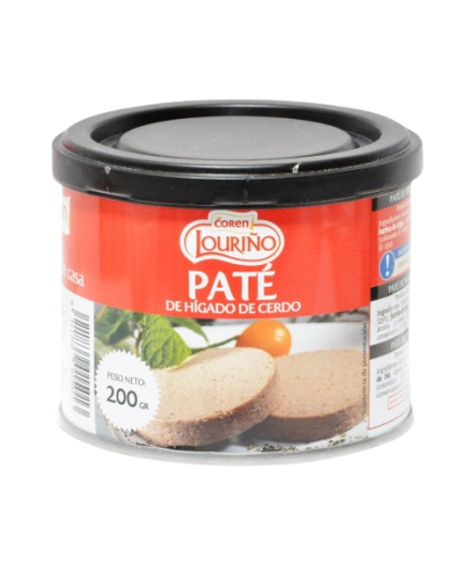 PATE HIGADO CERDO LOURIÑO L/200 GR