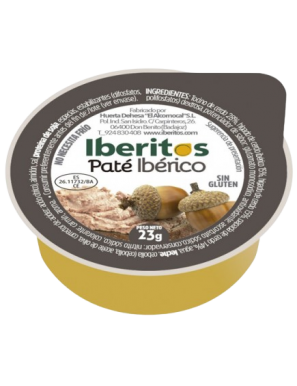 PATE IBERITOS HIGADO C/IBERICO  23GR PACK-5 UD