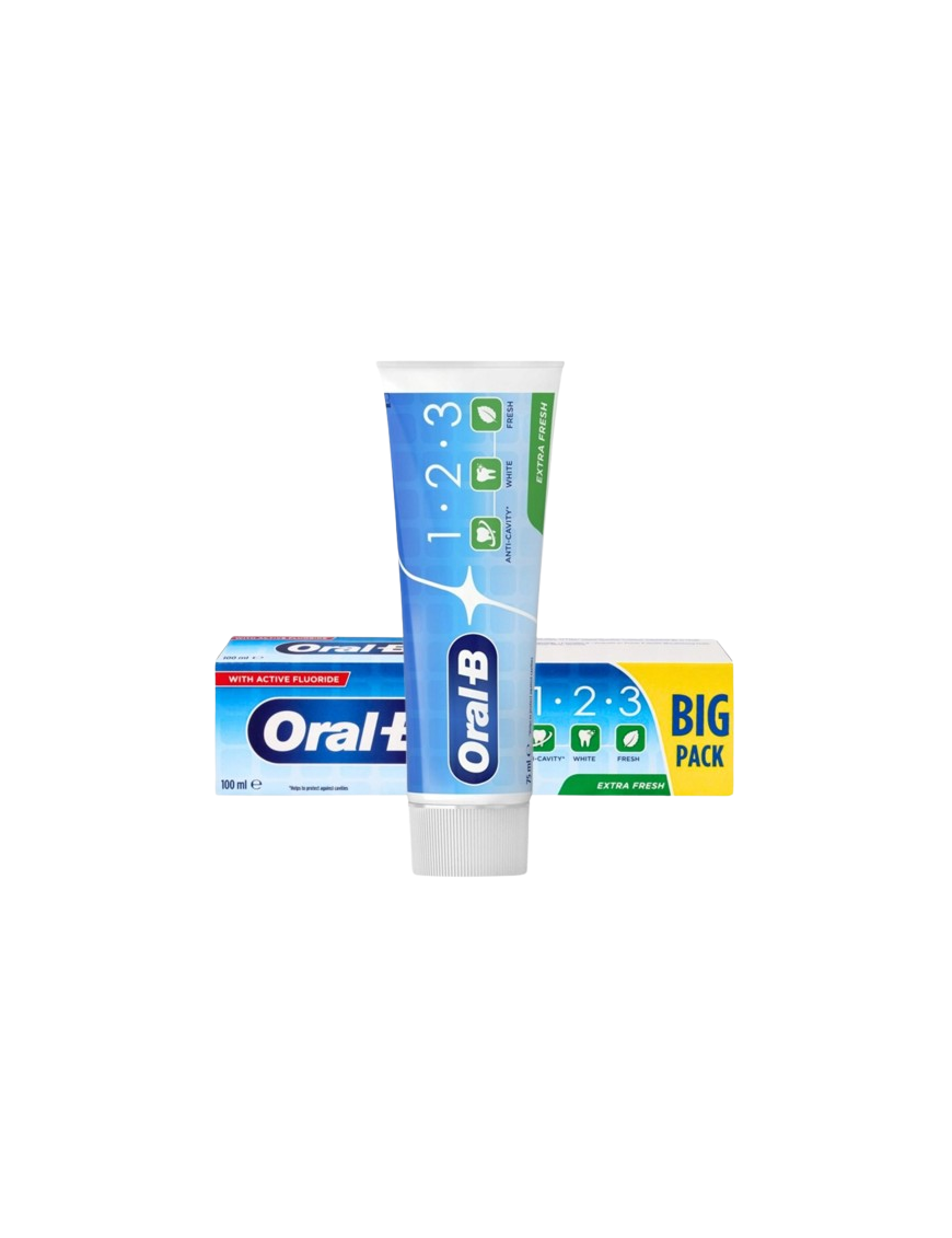 DENTIFRICO ORAL-B 1-2-3 EXTRA FRESH B/100ML