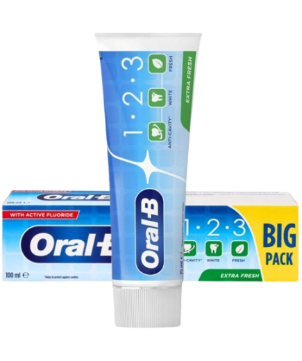 DENTIFRICO ORAL-B 1-2-3 EXTRA FRESH B/100ML