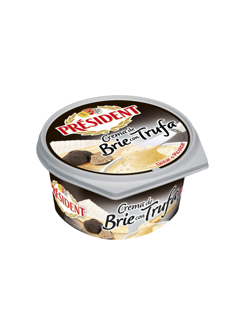 QUESO CREMA BRIE CON TRUFA PRESIDENT T/105 GR