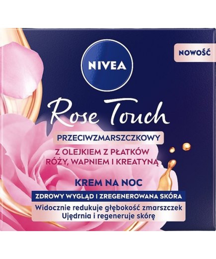 CREMA FACIAL NIVEA ROSETOUCH ANTIARRUGAS NOCHE 50M